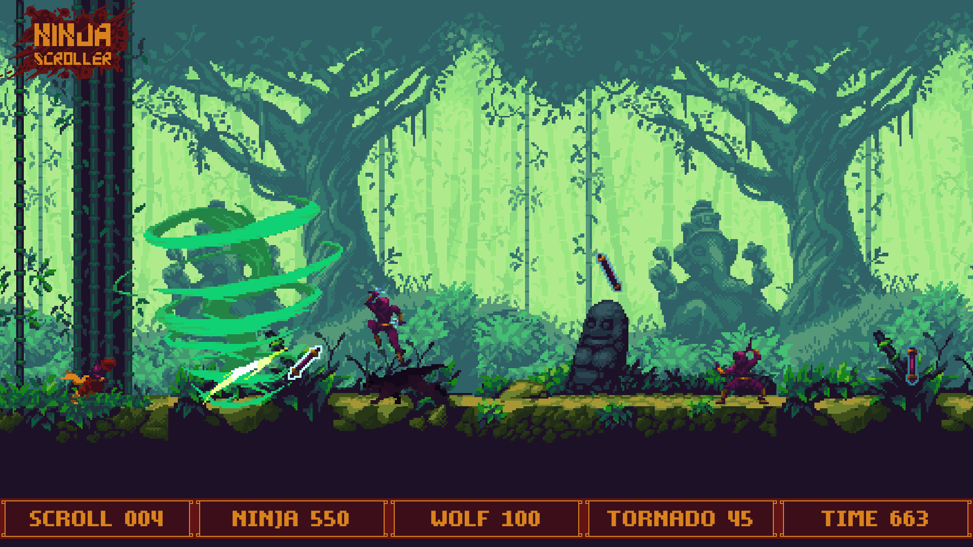 Mars Touch Studio on X: Ninja Scroller #NinjaScroller Check out