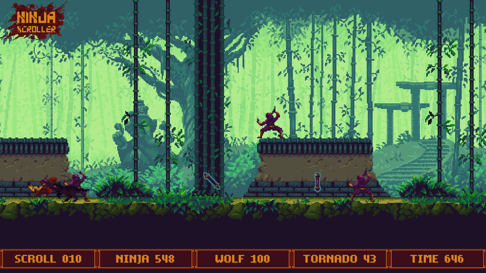 Mars Touch Studio on X: Ninja Scroller #NinjaScroller Check out