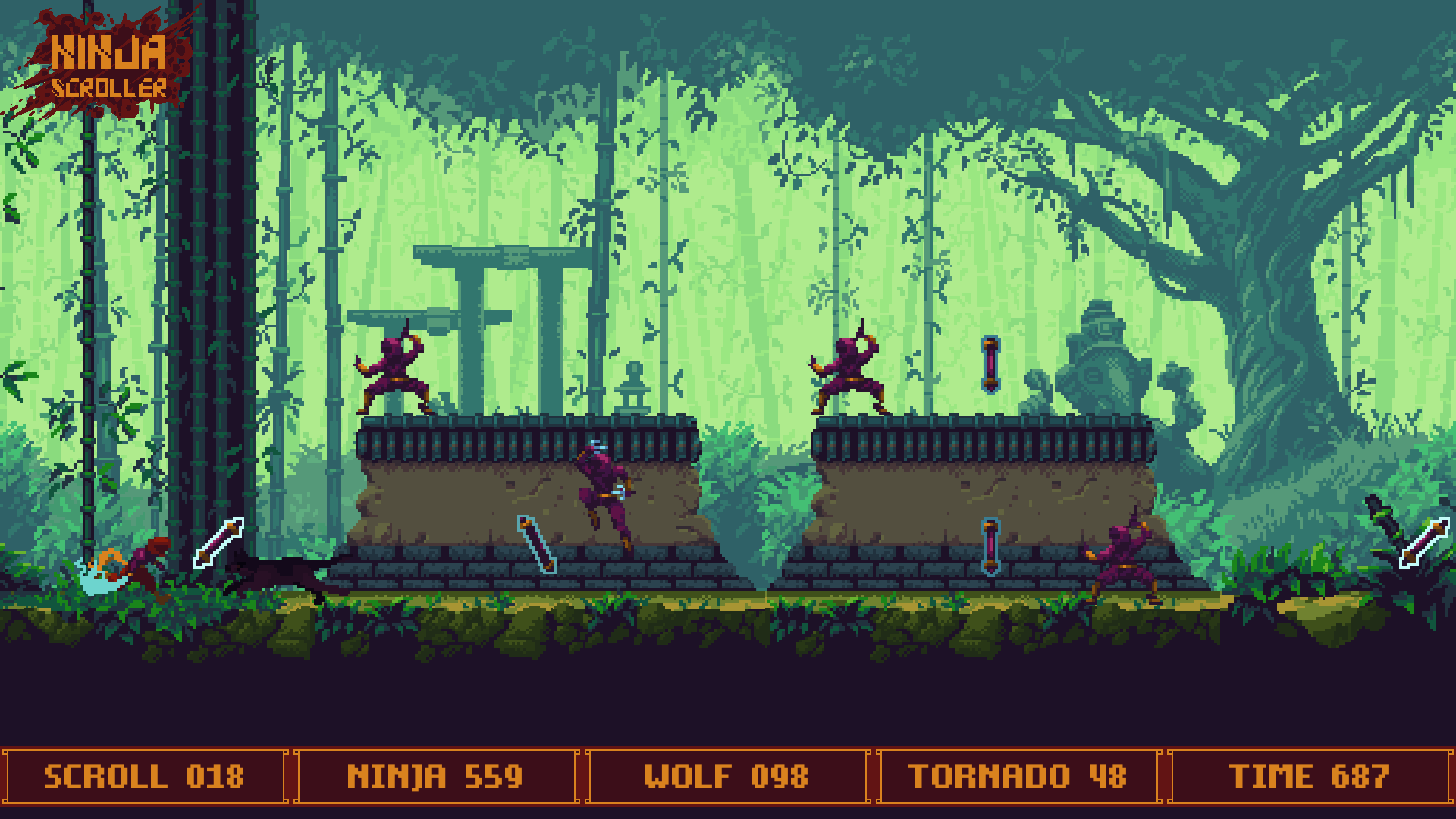 Mars Touch Studio on X: Ninja Scroller #NinjaScroller Check out