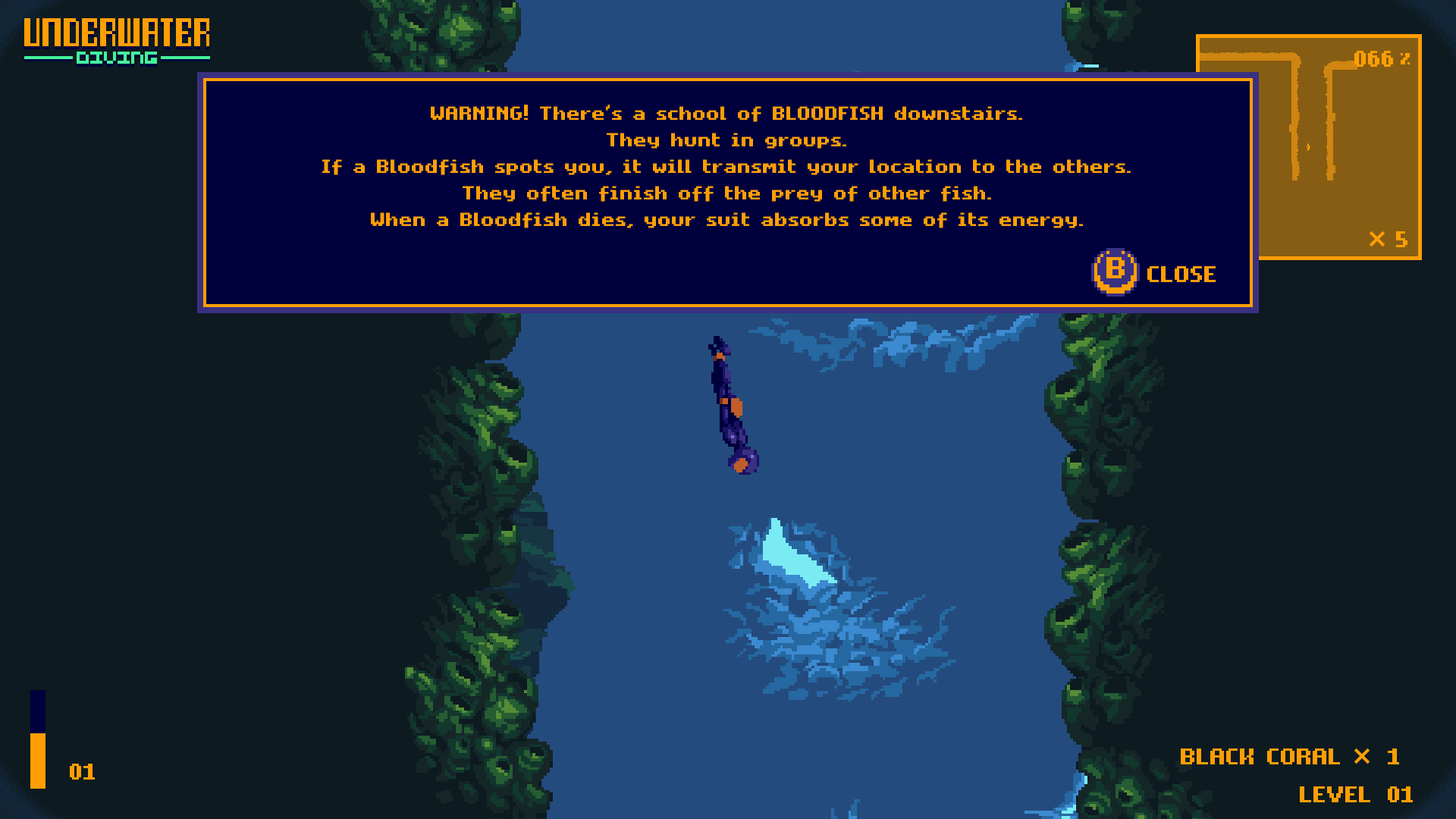 Bloodfish hunt in groups